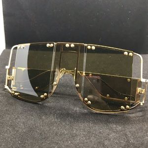 Shield Sunglasses Studded NWOT